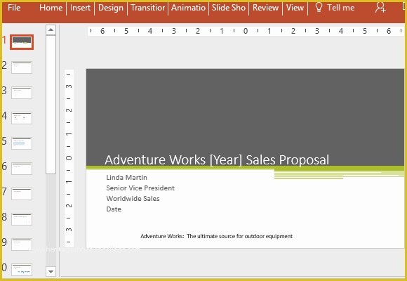 Free Proposal Presentation Template Of Free Sales Proposal Powerpoint Template