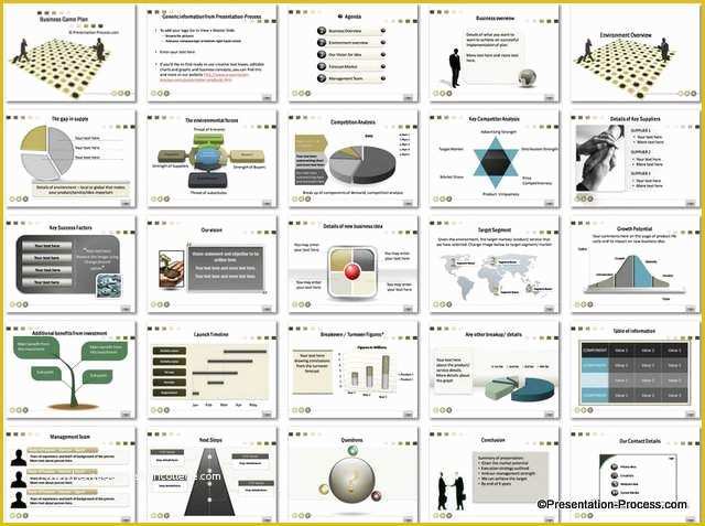 Free Proposal Presentation Template Of Game Plan Powerpoint Template