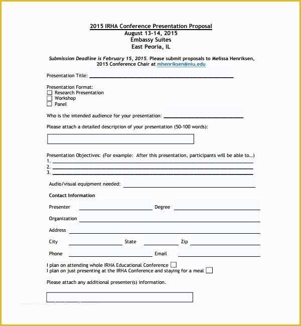 Free Proposal Presentation Template Of Presentation Proposal Template