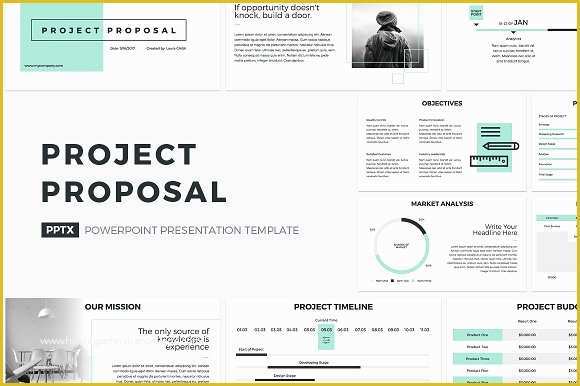 Free Proposal Presentation Template Of Project Proposal Powerpoint Template Presentation