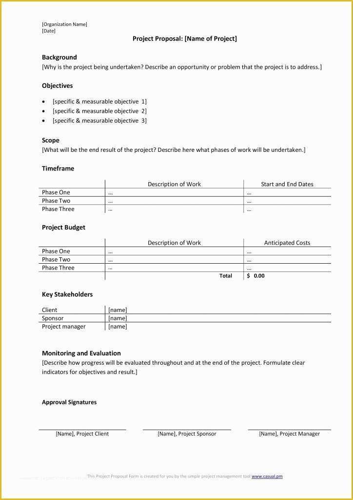 Free Proposal Template Word Of 20 Free Project Proposal Template Ms Word Pdf Docx