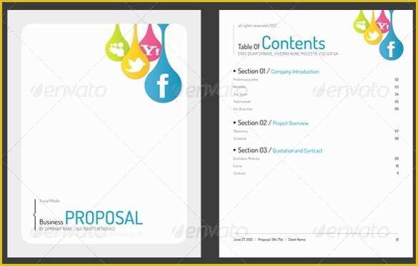 Free Proposal Template Word Of 31 Free Proposal Templates Word