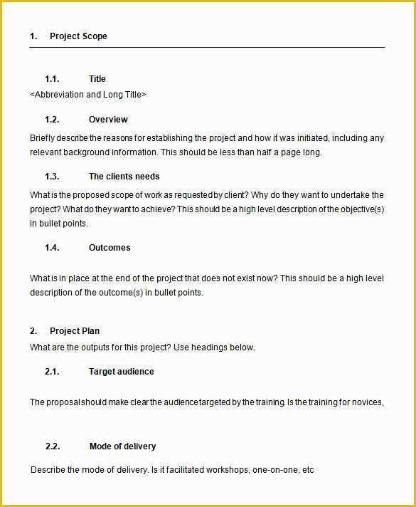 Free Proposal Template Word Of Proposal Templates – 140 Free Word Pdf format Download