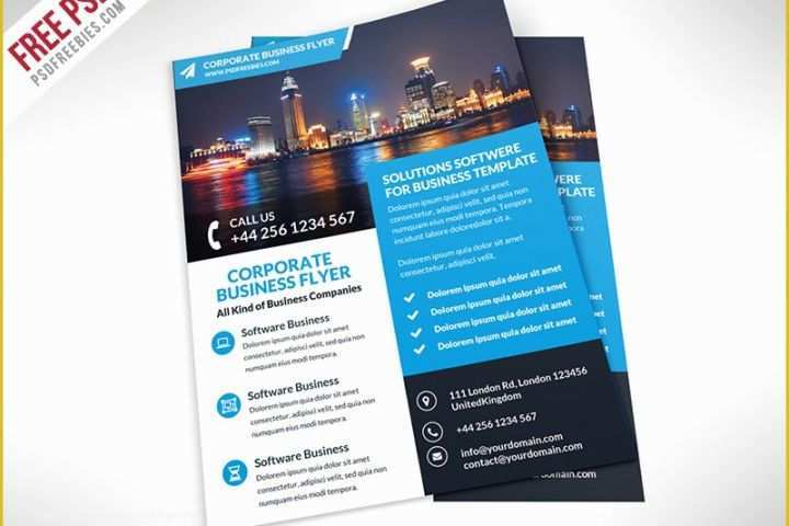 Free Psd Business Flyer Templates Of 50 Business Corporate Flyer Psd Templates with