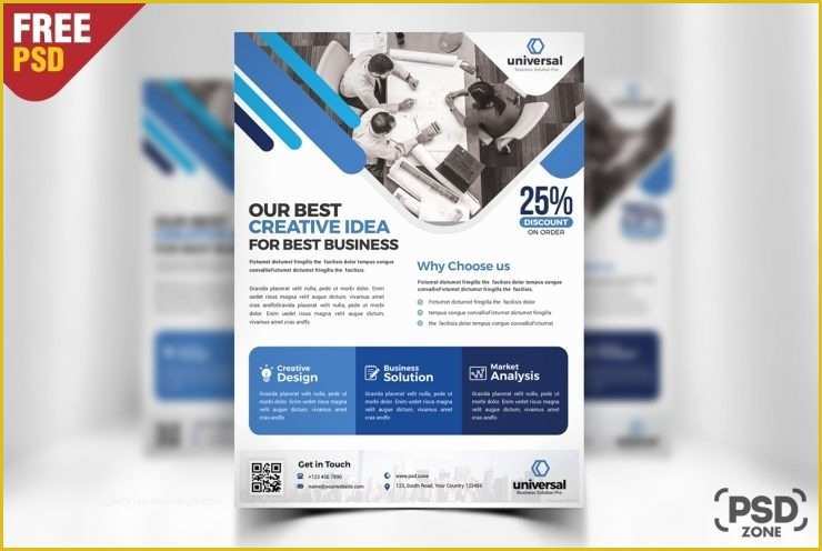 Free Psd Business Flyer Templates Of Corporate Business Flyer Template Psd Download Psd