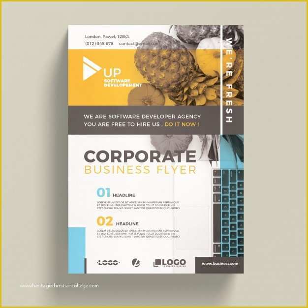 Free Psd Business Flyer Templates Of Corporate Business Flyer Template Psd File