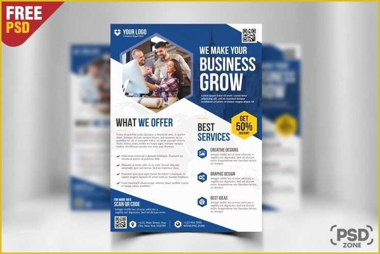 Free Psd Business Flyer Templates Of Download Free Flyers Psd Download Psd