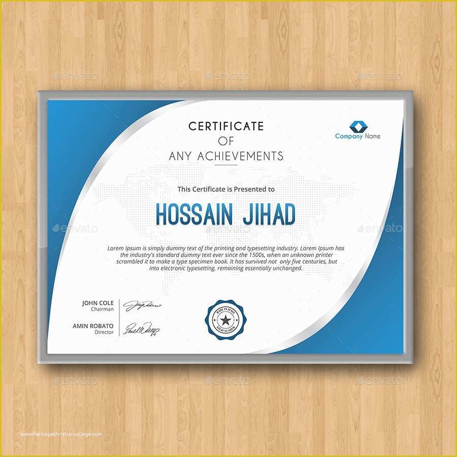 Free Psd Certificate Templates Download Of Best Modern Editable Certificates Template 2016