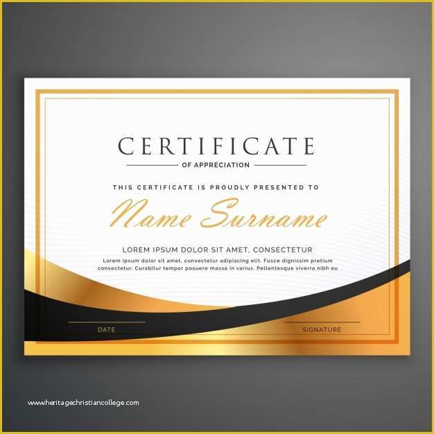 Free Psd Certificate Templates Download Of Certificate Vectors S and Psd Files