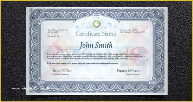 Free Psd Certificate Templates Download Of Free Certificate Design Psd Template