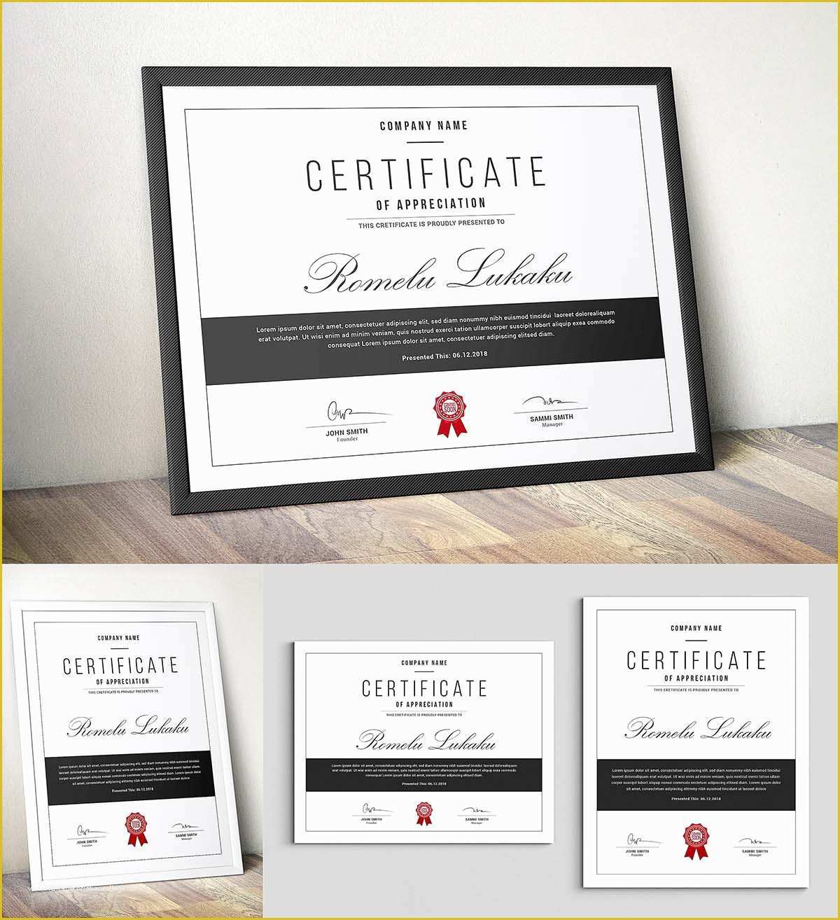 Free Psd Certificate Templates Download Of Vectors Free