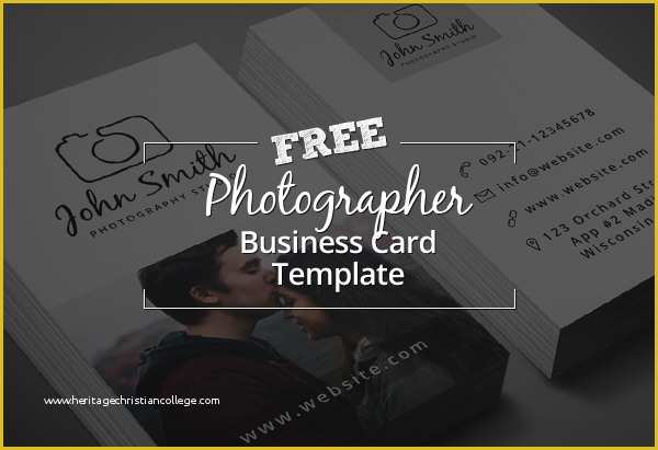 Free Psd Logo Templates for Photographers Of Freebie – Minimal Grapher Business Card Psd Template