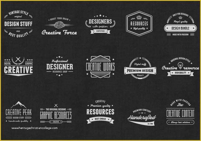 Free Psd Logo Templates for Photographers Of Vintage Logo Psd Abzeichen Kostenlose Shop Pinsel