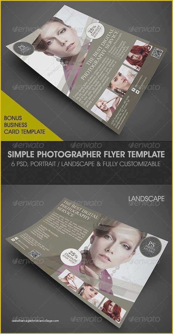 Free Psd Templates for Photographers Of 33 Best Graphy Flyer Templates Psd Download