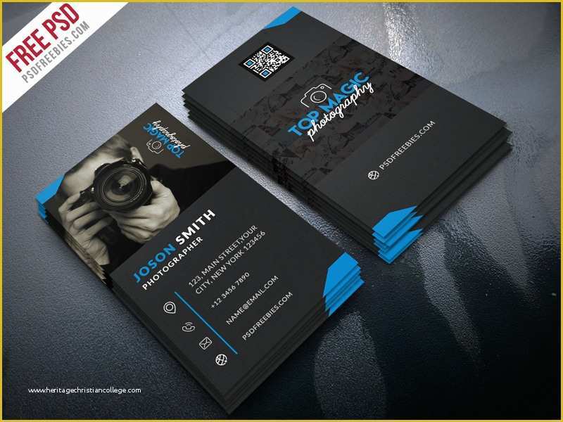 Free Psd Templates for Photographers Of Free Psd Grapher Business Card Psd Bundle by Psd