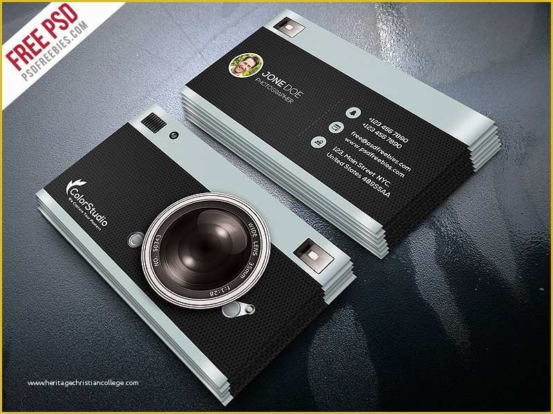 Free Psd Templates for Photographers Of Freebie Graphy Business Card Template Free Psd by