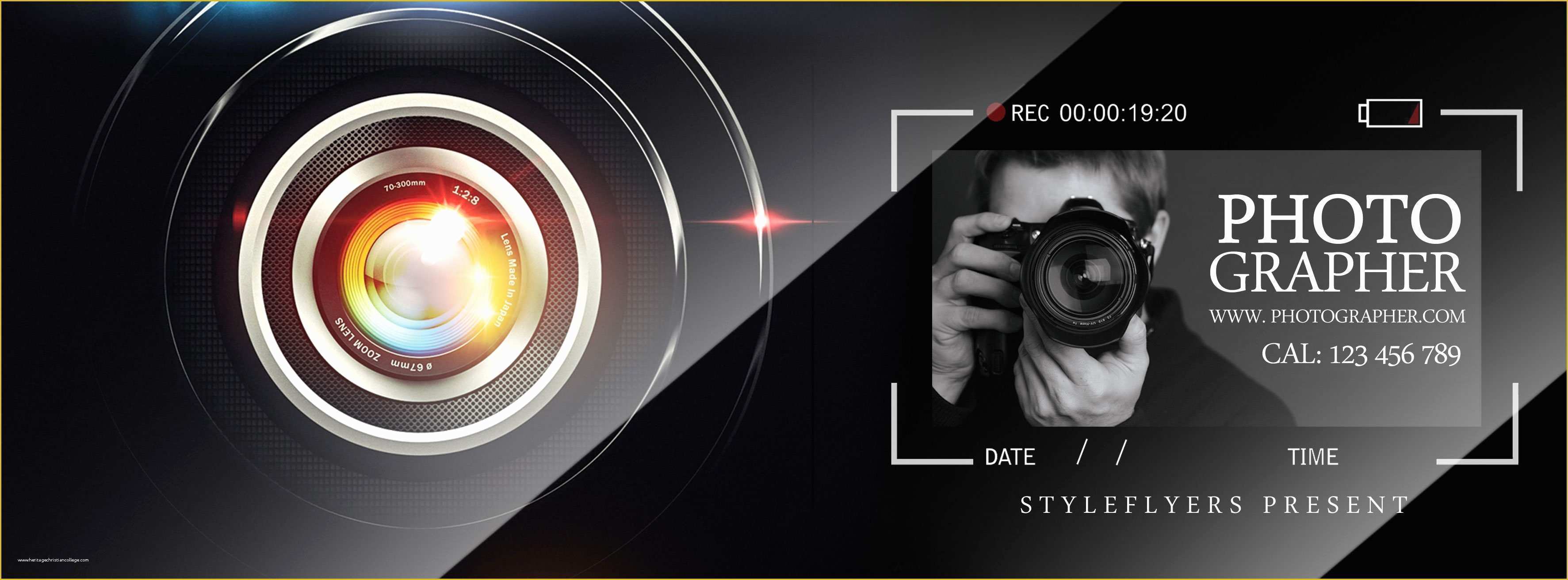 Free Psd Templates for Photographers Of Grapher Psd Flyer Template 6004 Styleflyers