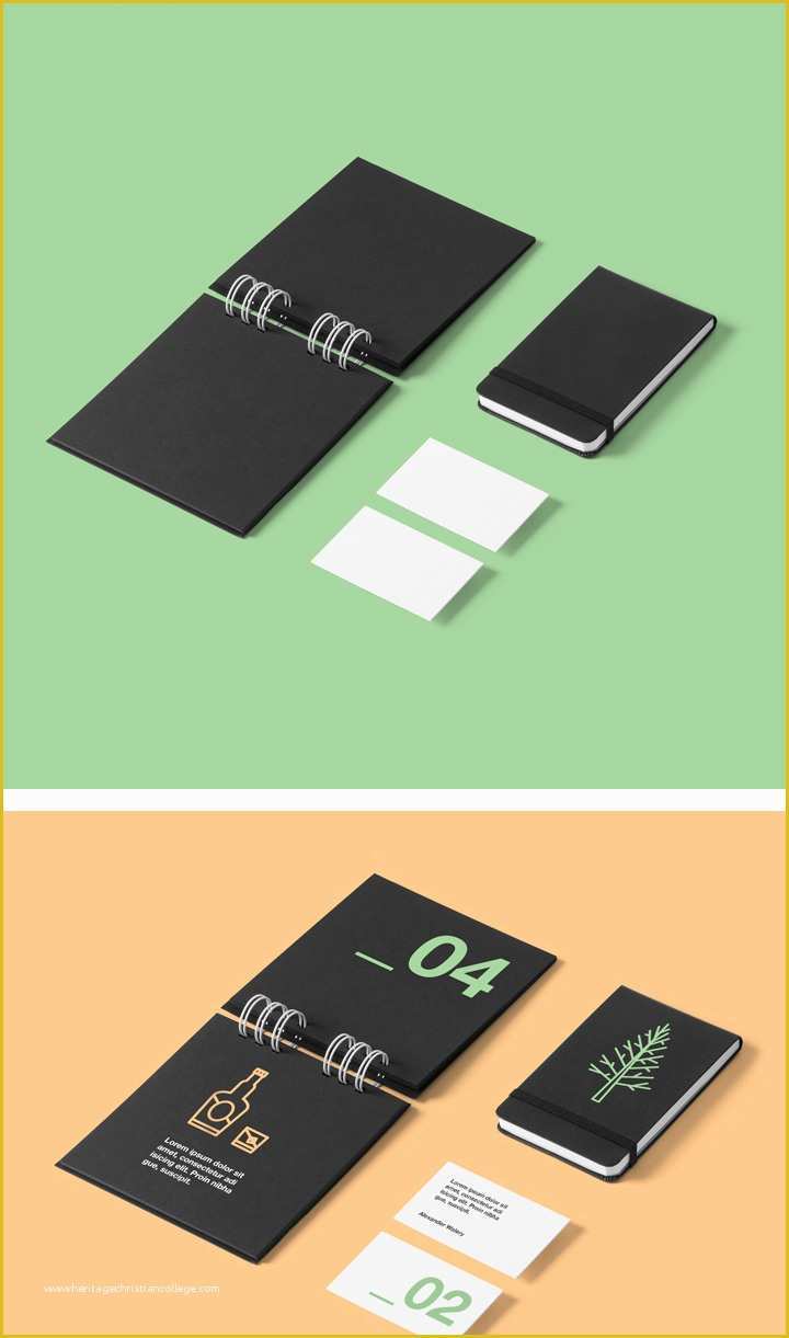 Free Psd Templates Of 30 Recognizable Free Psd Stationery Mockups