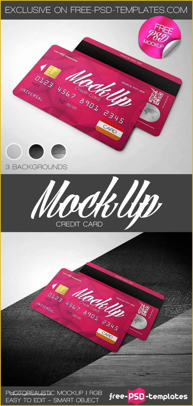 Free Psd Templates Of Free Credit Card Mock Up In Psd