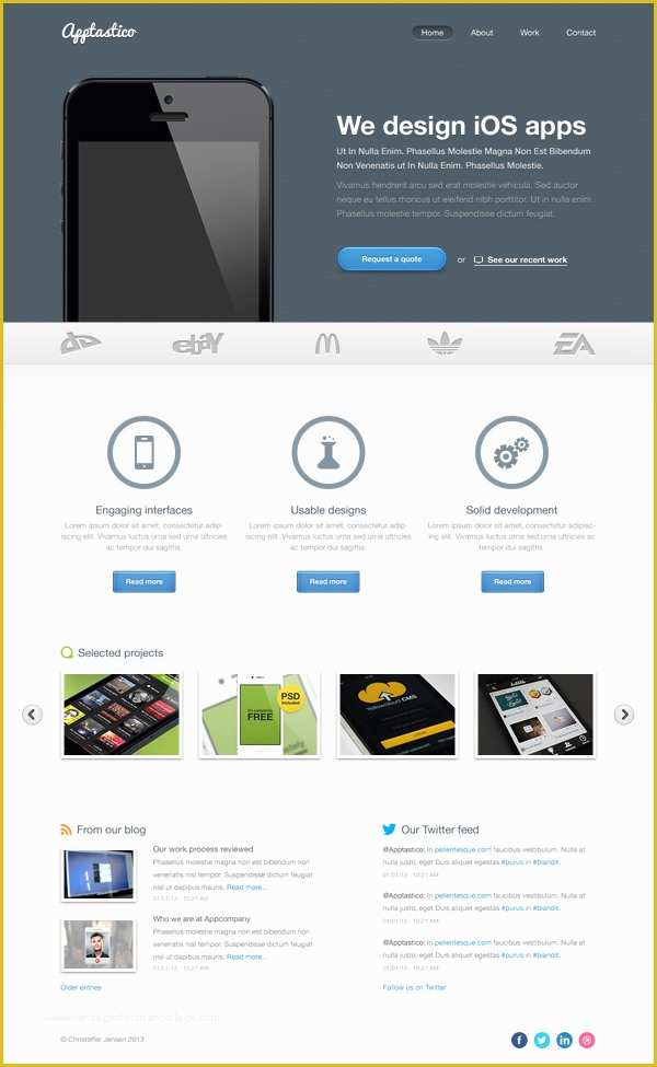 Free Psd Website Templates Of 20 Free High Quality Psd Website Templates Hongkiat