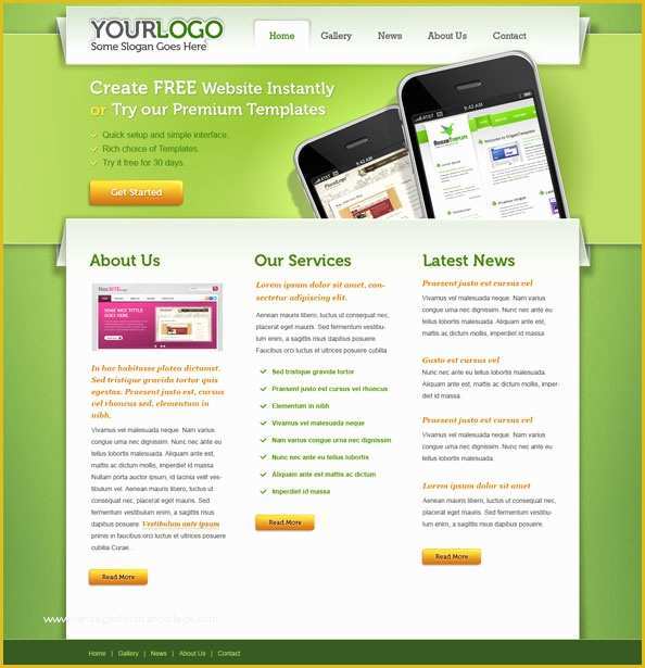 Free Psd Website Templates Of Portfolio Psd Website Template Free Psd Files