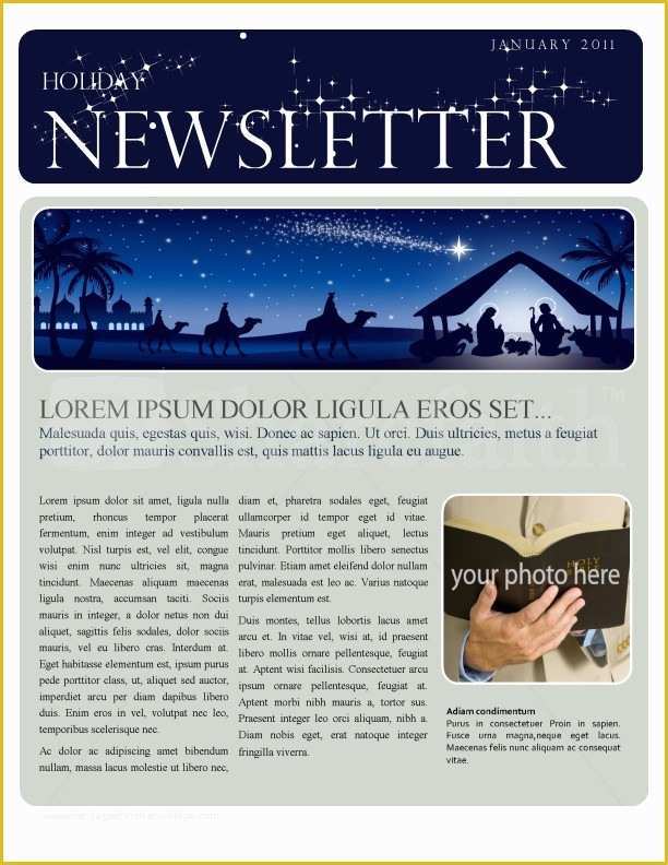 Free Publisher Newsletter Templates Of Christmas Newsletter Template Template