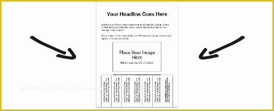 Free Pull Tab Flyer Template Of Free Flyer Templates Line