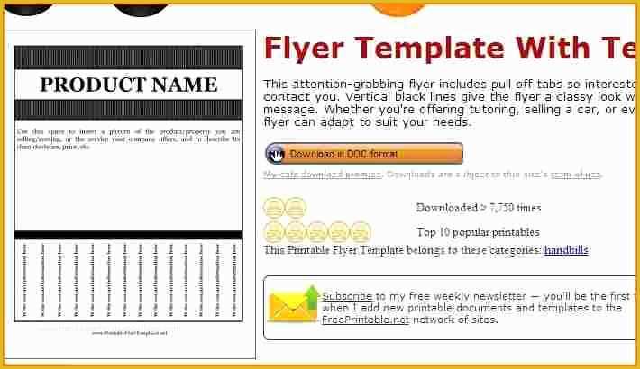 Free Pull Tab Flyer Template Of Pull Tab Flyer Template Free Yourweek B54d5eeca25e