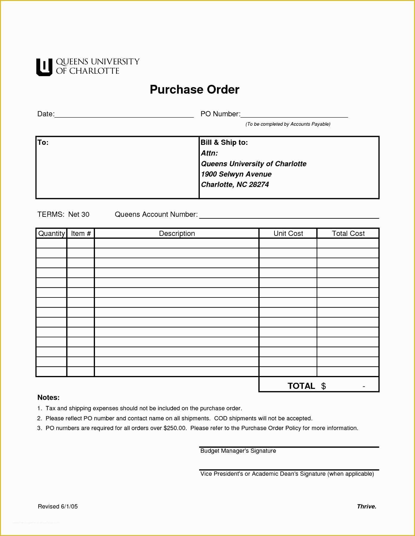 Free Purchase order form Template Word Of Blank Purchase order form Template