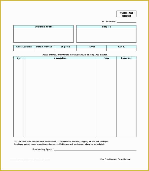 Free Purchase order form Template Word Of Purchase order Template 10 Download Free Documents In