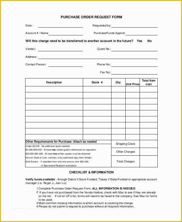 Free Purchase order form Template Word Of Purchase order Template 14 Free Word Excel Pdf