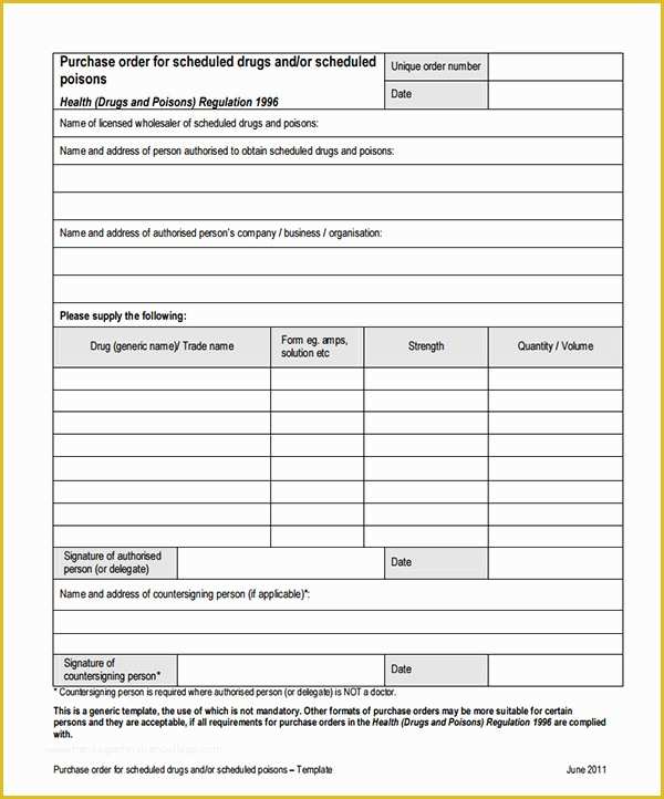 Free Purchase order form Template Word Of Purchase order Template 18 Download Free Documents In