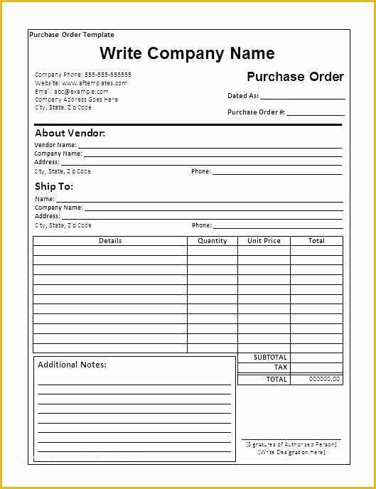 Free Purchase order form Template Word Of Word Purchase Blank Purchase order Template Free