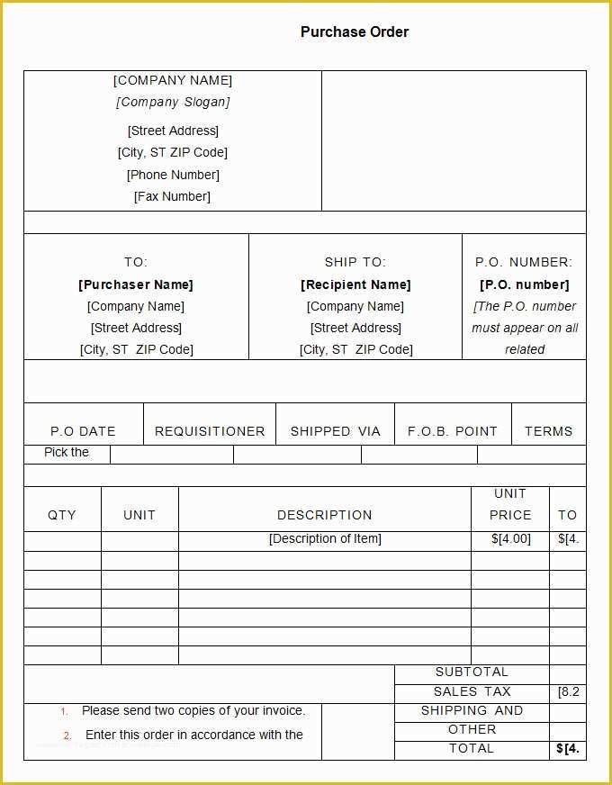 Free Purchase order Template Of 34 Purchase order Examples Pdf Doc