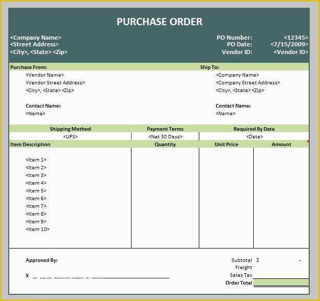 Free Purchase order Template Of 39 Free Purchase order Templates In Word &amp; Excel Free