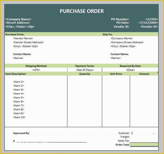 Free Purchase order Template Of 39 Free Purchase order Templates In Word & Excel Free