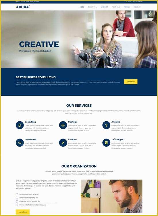 Free Python Web Templates Of 100 Free Bootstrap HTML5 Website Templates 2018