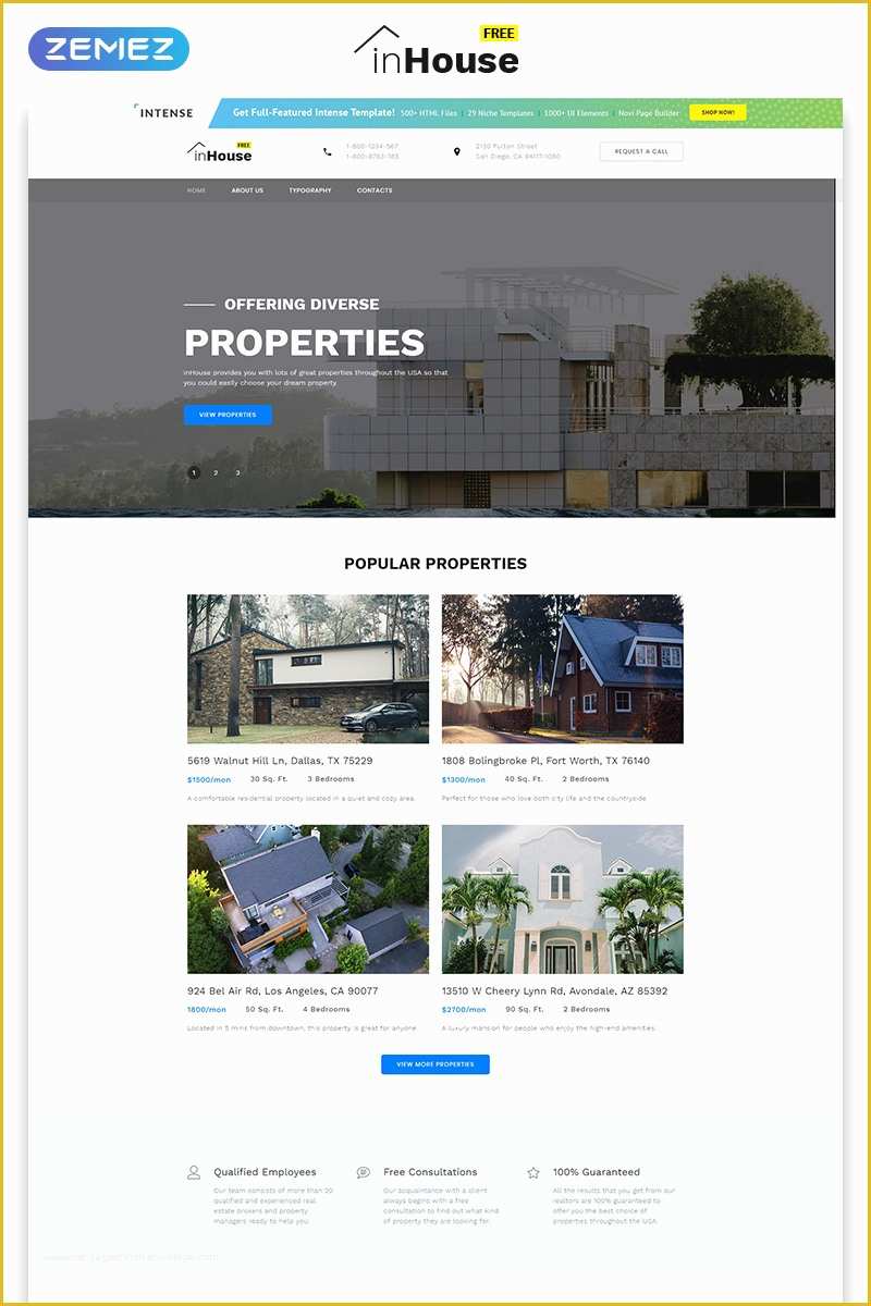 Free Python Web Templates Of Free Website Template Real Estate