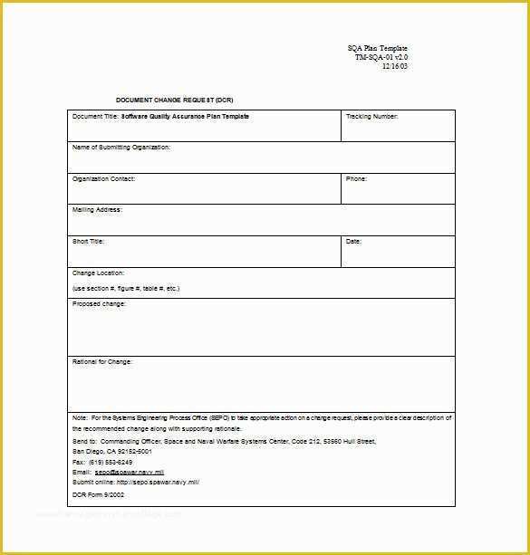 Free Quality Management System Template Of Quality assurance Plan