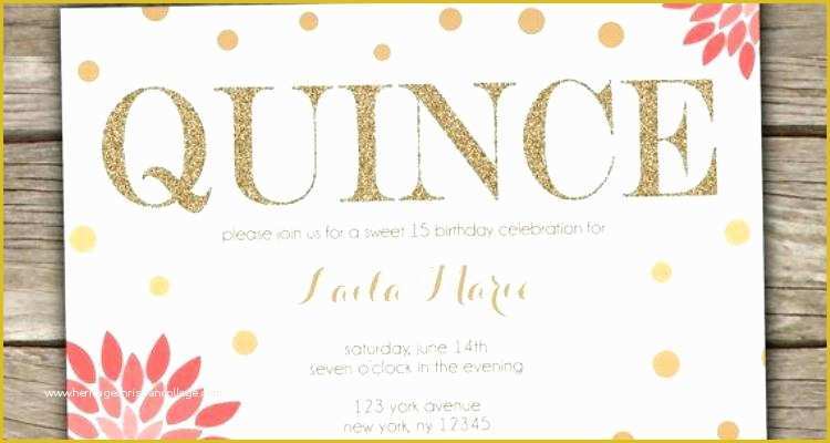 Free Quinceanera Save the Date Templates Of Invitation Creative Free Quinceanera Save the Date