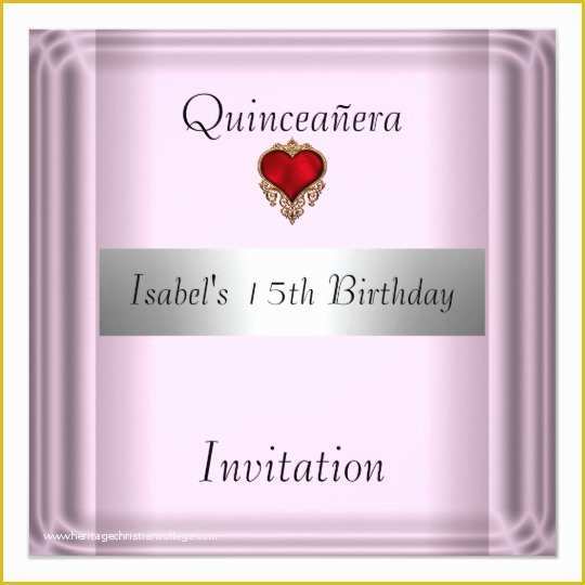 Free Quinceanera Save the Date Templates Of Quinceanera Sweet 15 Invitation Save the Date