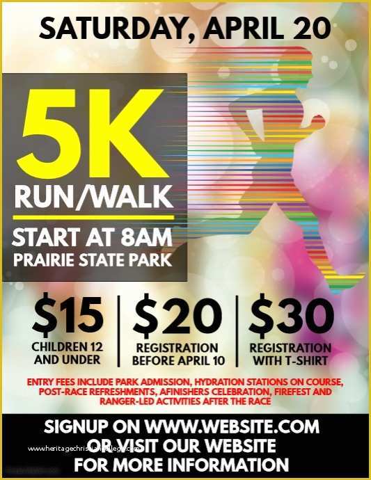 Free Race Flyer Template Of 5k Run Flyer Template