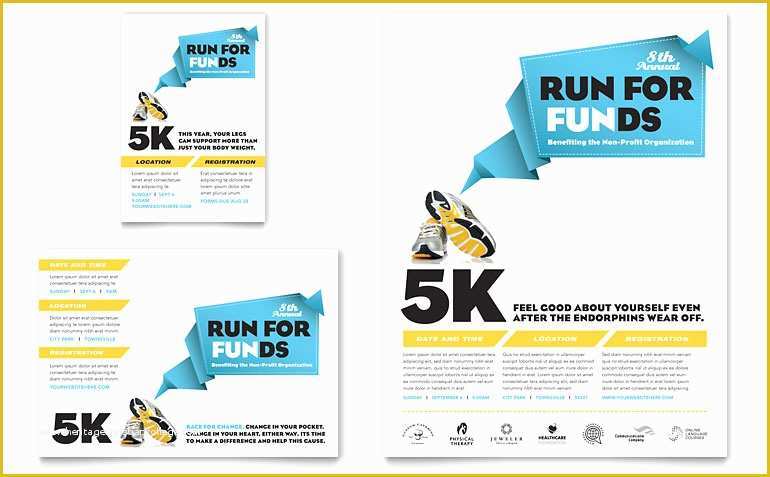 Free Race Flyer Template Of Charity Run Flyer & Ad Template Word & Publisher