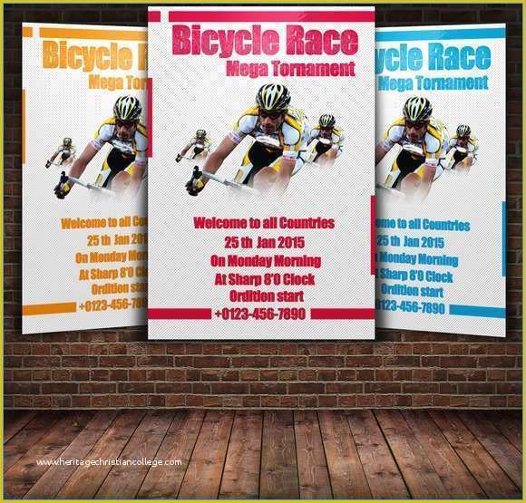 Free Race Flyer Template Of Free Race Flyer Template astonishing Bicycle Racing Flyer