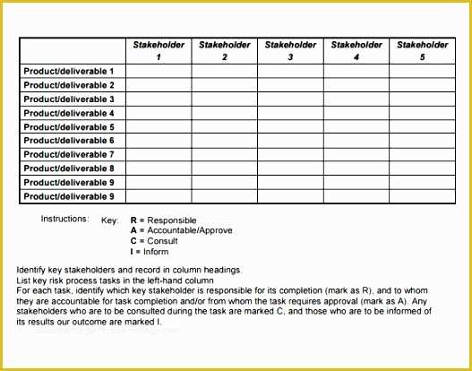 Free Raci Powerpoint Template Of 7 Free Raci Template Excel Exceltemplates Exceltemplates