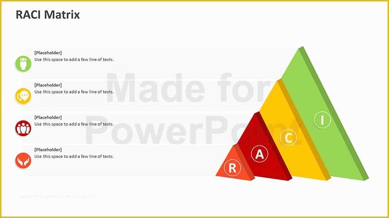 Free Raci Powerpoint Template Of Raci Matrix Editable Ppt Template