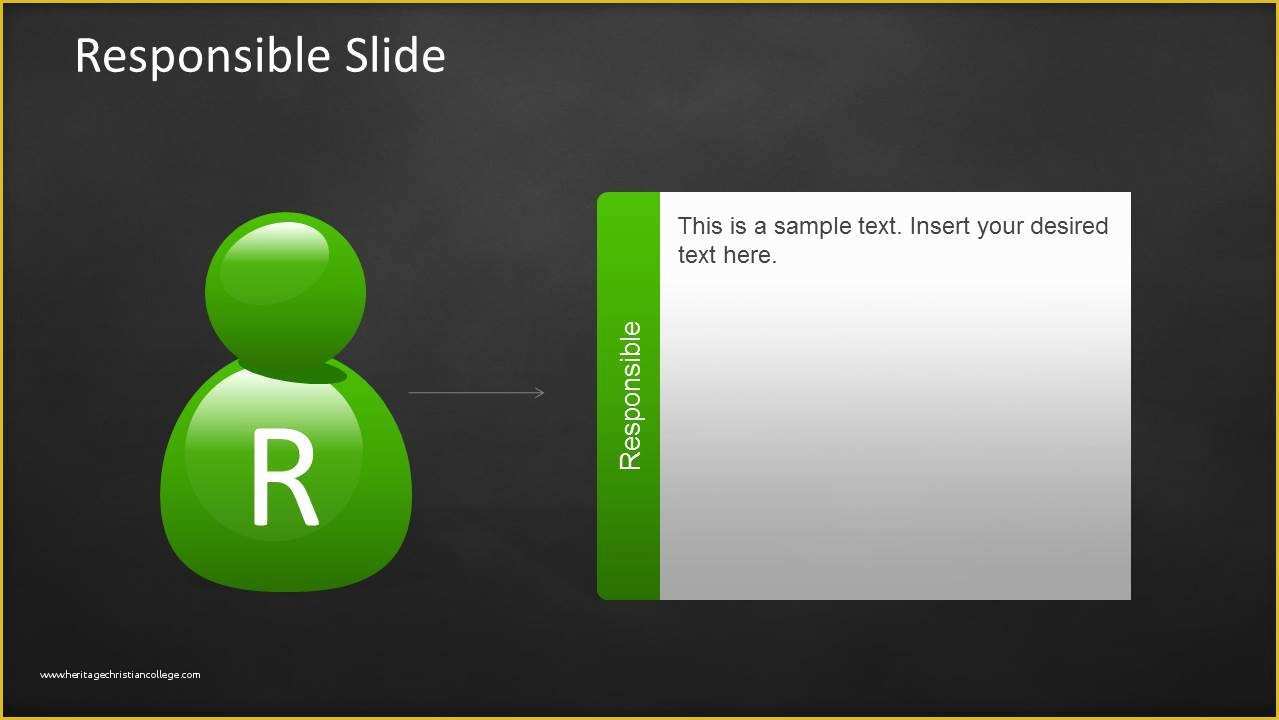 Free Raci Powerpoint Template Of Raci Template for Powerpoint with Sticky Notes