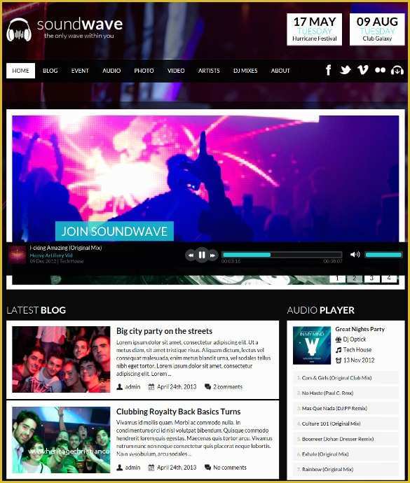 Free Radio Station Website Templates Of 29 Radio Station Website themes &amp; Templates