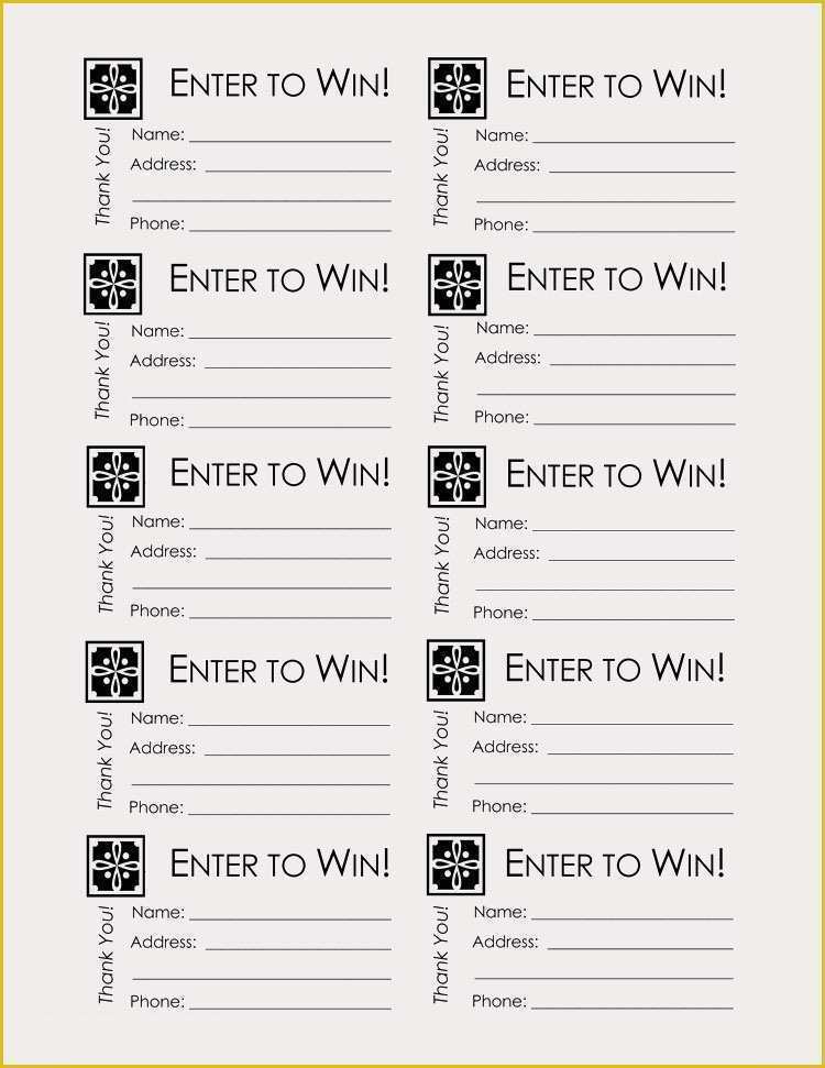 Free Raffle Ticket Template Of 45 Raffle Ticket Templates