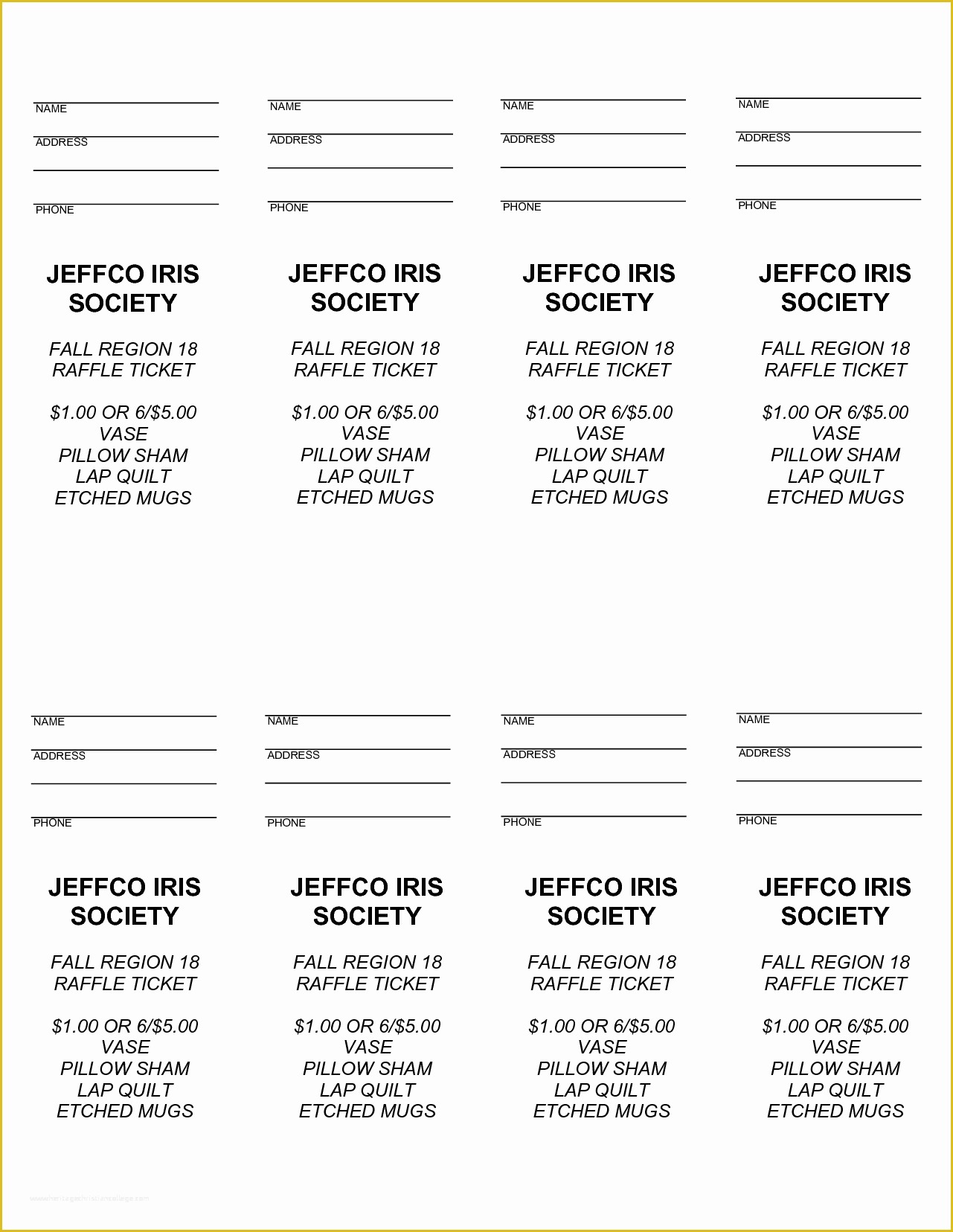 Free Raffle Ticket Template Of 7 Raffle Ticket Template Free